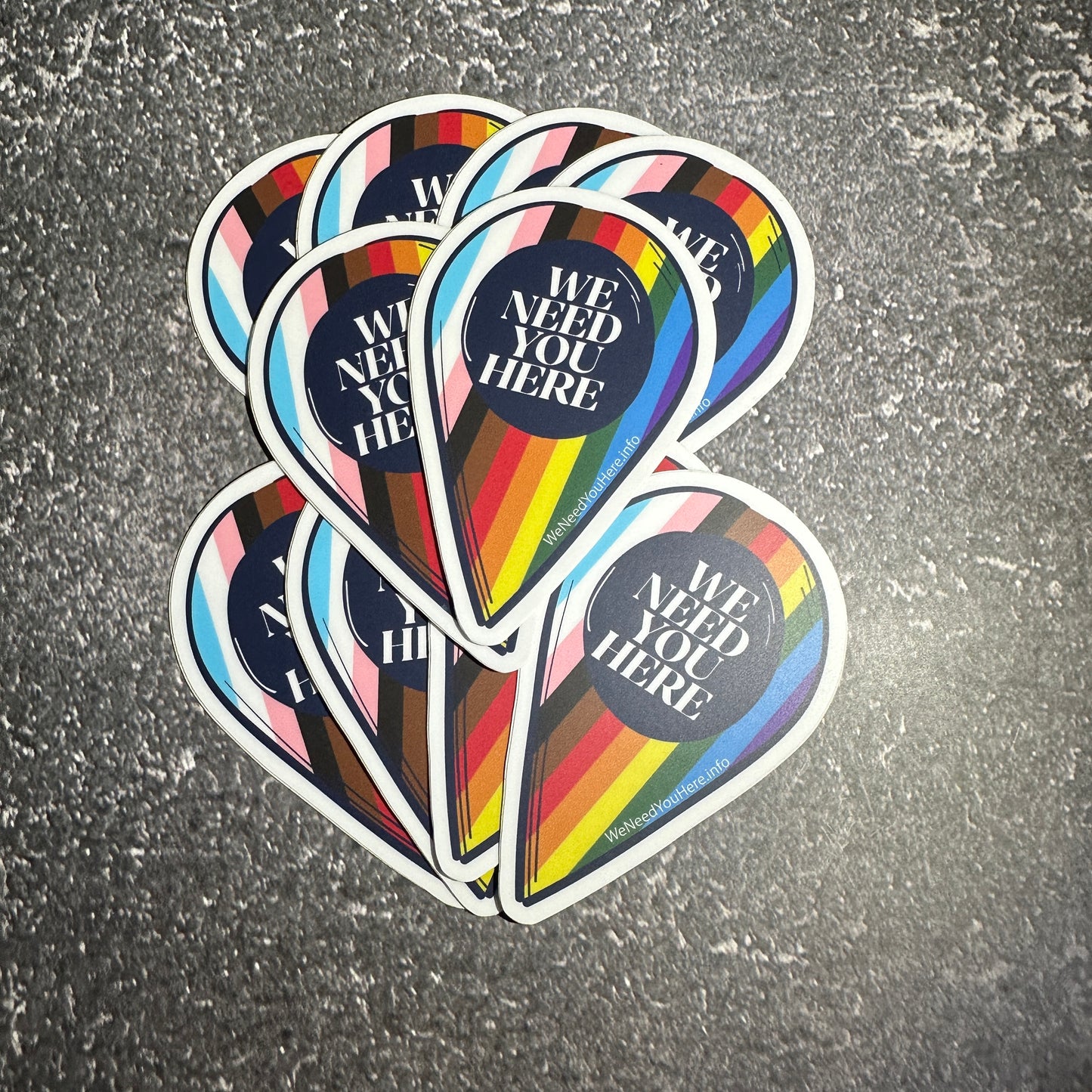 We Need You Here Stickers - Mega 10 Pack