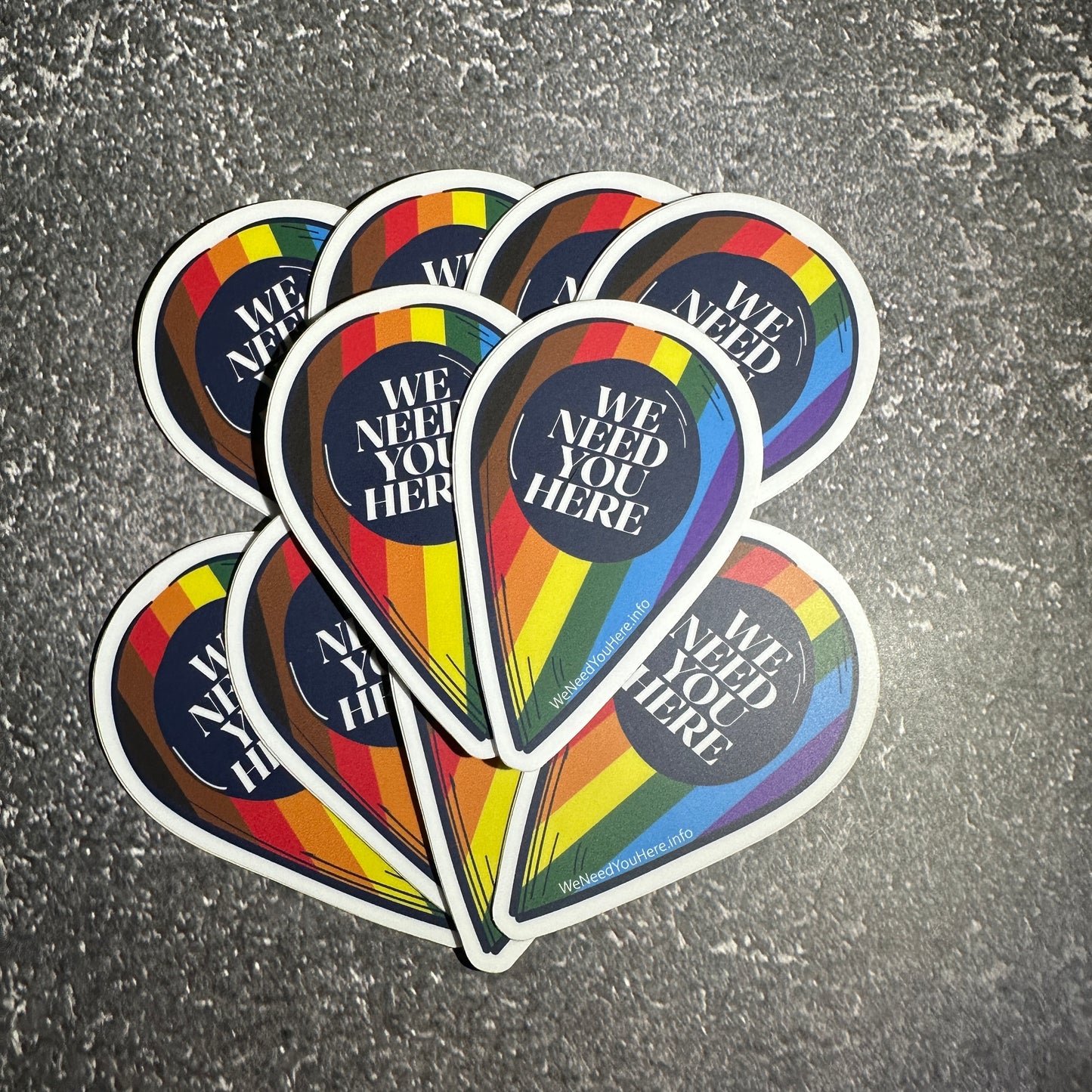 We Need You Here Stickers - Mega 10 Pack