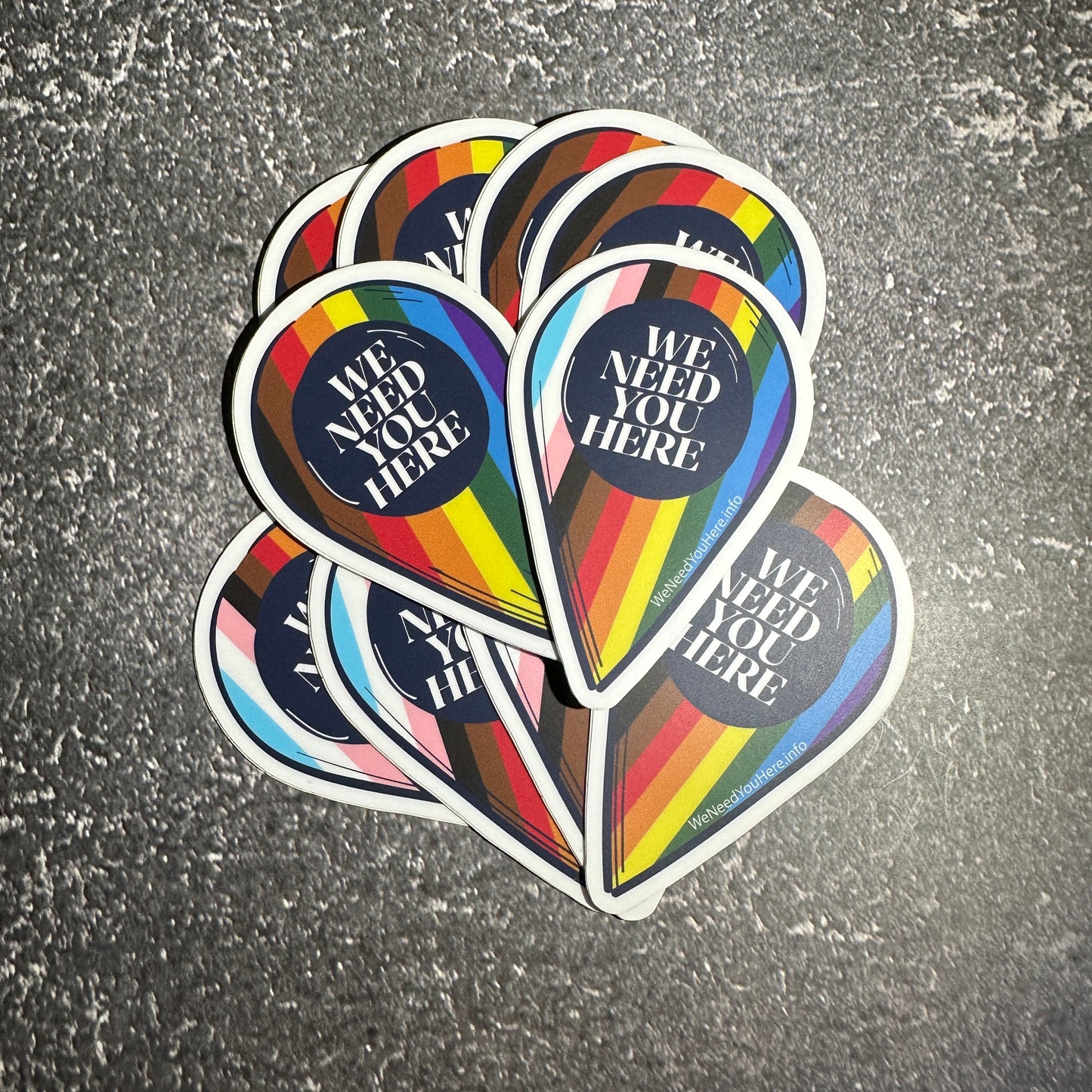 We Need You Here Stickers - Mega 10 Pack