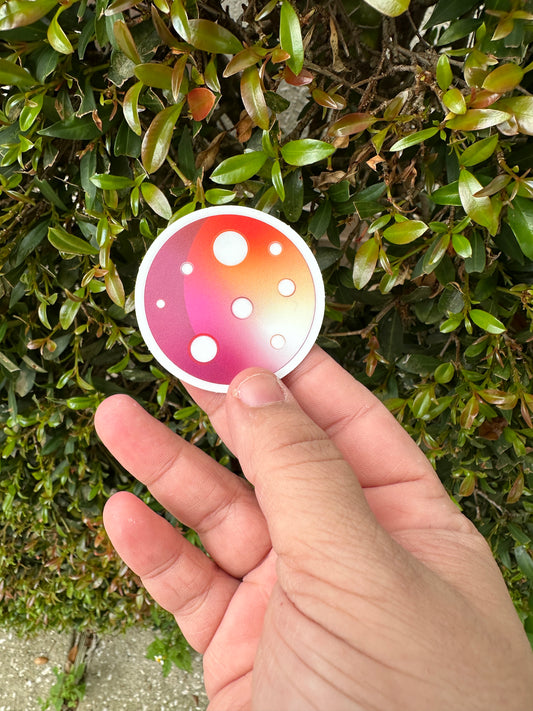 Lesbian Moon No.4 Sticker